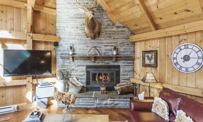 Windham House | Timber frame home only 5 minutes from Windham Mountain - perfect for 2 families!