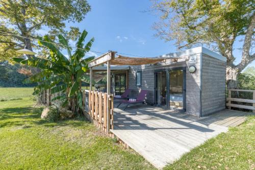 Castelviel House | Tiny House avec SPA, proche de Bordeaux et de Saint-Emilion