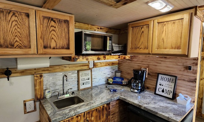 Lookout House | Tiny Trailer Home on Secluded Lot