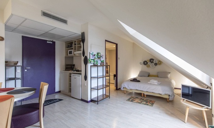 Lourdes Apartment | TITHOME 3 - Grand studio, bus, gare, centre ville, sanctuaire