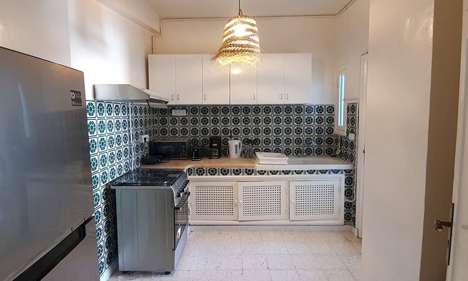 Sidi Dhrif Apartment | Charmant apt face au parc et au coeur de la Marsa