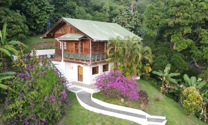 Castara Apartment | Toad Heights, Castara, Tobago stunning rainforest/ocean views 5 mins from beach.