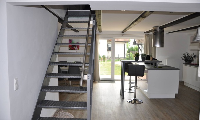 Luetow Apartment | top! Apartment for 4 people, 2 bedrooms, large kitchen, 1 bathroom waterfront