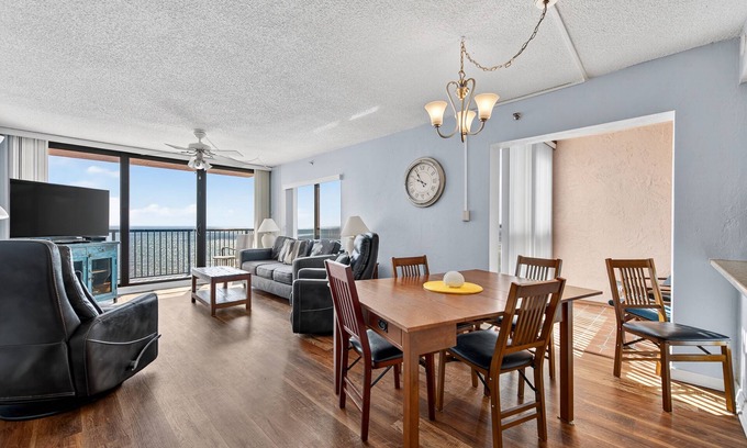 New Smyrna Beach Condo | Top floor beachfront condo in peaceful NSB