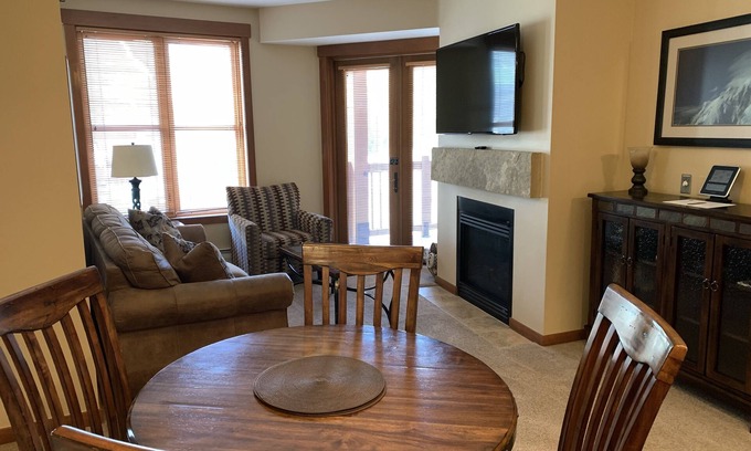 Copper Mountain Village Condo | Top floor, expansive views! Ski in/out overlooking Center Village and ski slope!