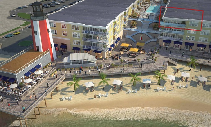Dewey Beach Condo | Top Floor Luxury Beach Condo Overlooking Bay with Amazing Balcony
