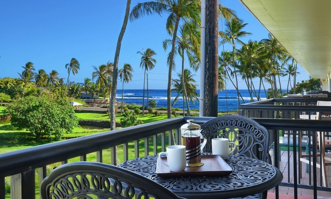 Poipu Condo | Top Floor Ocean view w/New AC - Steps to beach and Amazing Sunsets in the Sand!