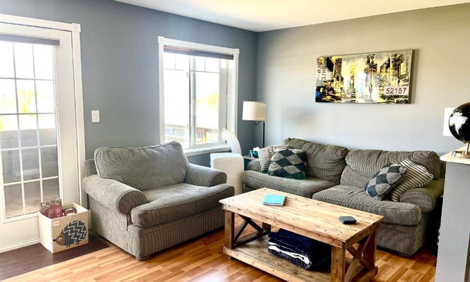 Fort McMurray Apartment | Top Floor Riverfront Condo with Stellar Sunsets!
