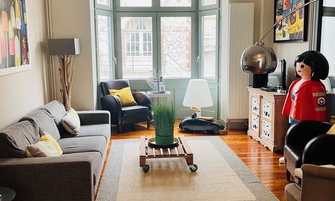 Le Touquet-Paris-Plage House | Touquettoise, right in the town center, 5 minutes from the sea and the market.
