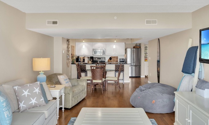 Dewey Beach Condo | Town of Dewey Beach condo with marina views, pool, balcony