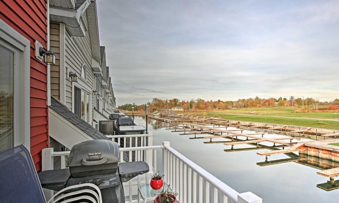 Alexandria Bay House | Townhome with Attached Boathouse on Alexandria Bay!