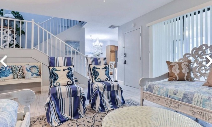 New Smyrna Beach House | Townhouse Sleeps 6 across street from Beach! Swimming Pool & Clubhouse!