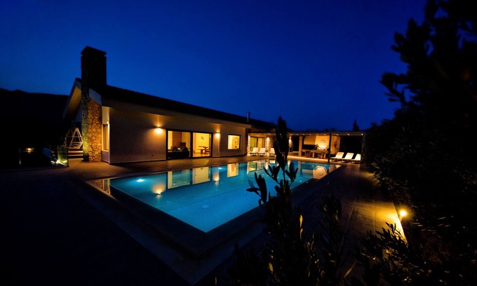 Loutraki Villa | Tramonto di Olive - Gorgeous pool villa