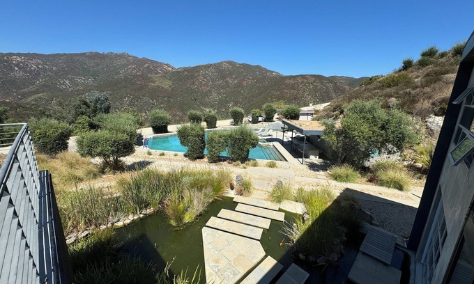 Malibu House | Trancas Canyon Retreat in majestic Malibu hills with breathtaking pool and views