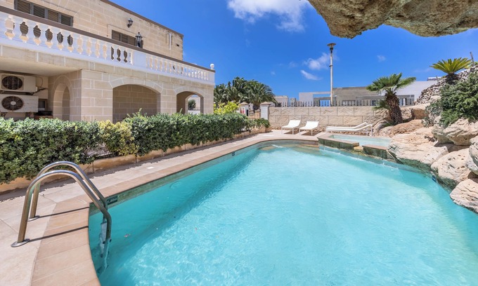 Santa Maria Estate Villa | TranquiI Villa Apartments Units Mellieha Two Bedrooms own terrace & Shared Pool