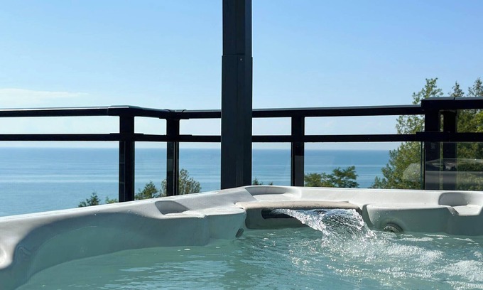 Central Huron House | Tranquil Oasis - 3 King Beds, *Lakeview Hot Tub* - Private Lake Access