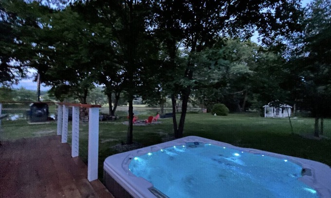 Corbettsville House | Tranquil River cottage w/hot tub, firepit , mins to a 18-holes golfing & fishing