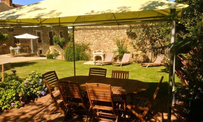 Plouguenast House | Tranquil Rurally Located Old Former Farmhouse with Private Garden & Sun Terrace