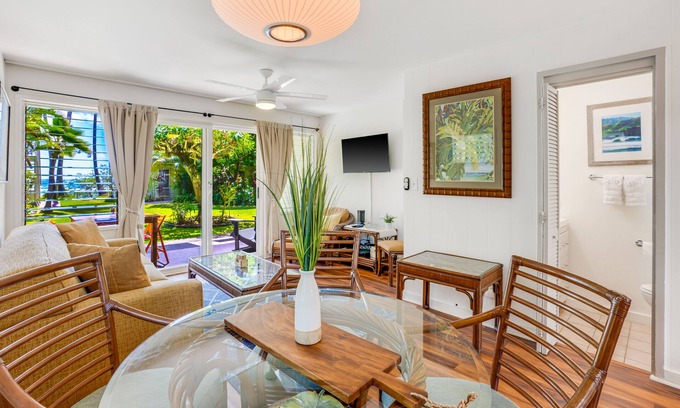 Wailua Condo | Tranquil Shores | 2BR Condo | Walk to Beach & Dining