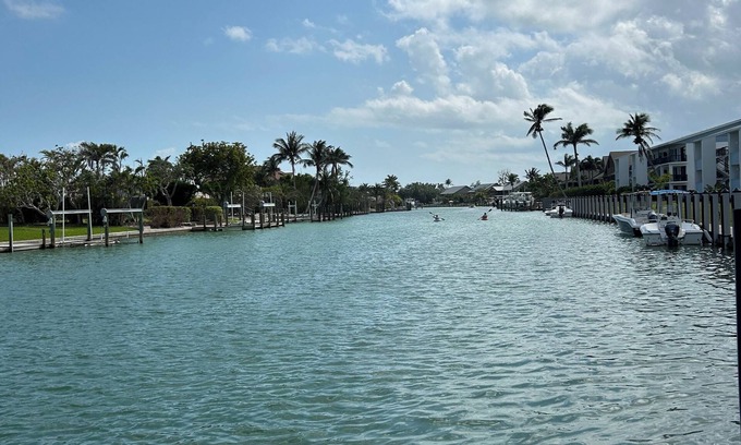 Shell Harbor Condo | Tranquil WATERFRONT 2-bedroom condo on Sanibel Island minutes to the beach!