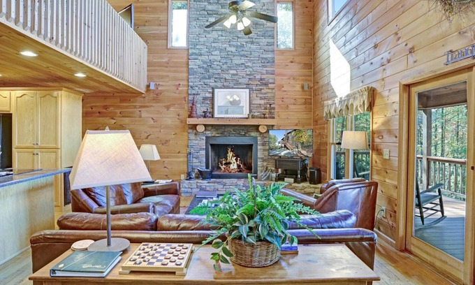 Morganton Cabin | Tranquility - Gorgeous mountain view and luxurious, boutique-style amenities