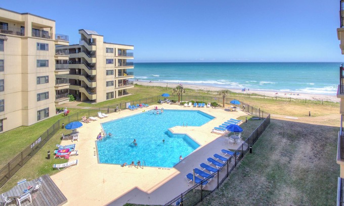 Indian Beach Condo | Tranquility – Oceanview 4th Floor 3BR Condo at Summer Winds!