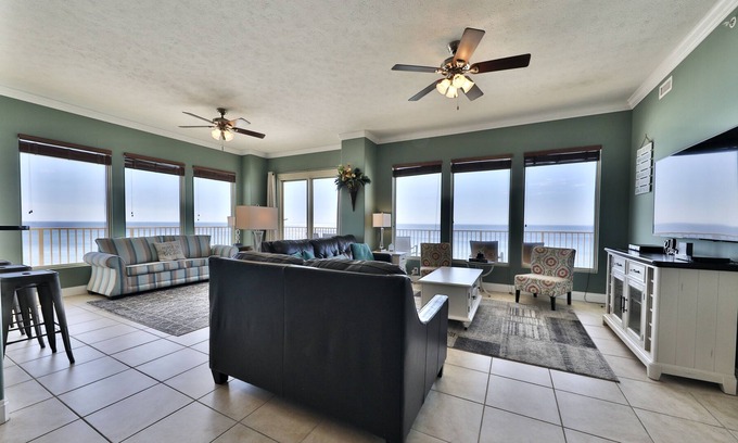 Lower Grand Lagoon Condo | Treasure Island 3 Bedroom End Unit Largest Balcony in PCB