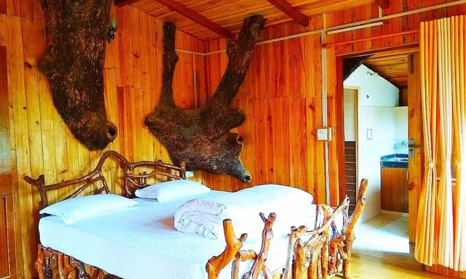 Kaul House | Tree House on Oak Tree at Silent Valley Alchauna Along River Kalsa