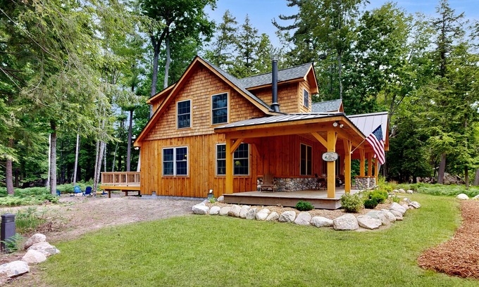 Glen Arbor House | Tree-Lined Escape near Glen Lake w/Gas Grill, fire pit, near outdoor activities