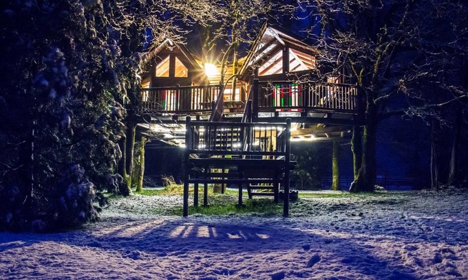 Cave Junction Resort | Tree Room Schoolhouse Suite!