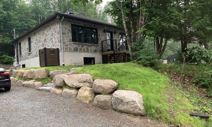 Mont-Tremblant House | Tremblant's Old Village, across from the amusement park and indoor skating rink.