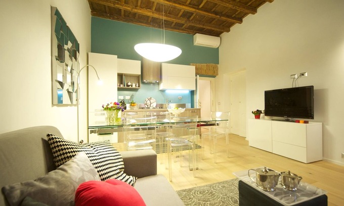 Rione V Ponte Apartment | Trendy Blue Fico - Piazza Navona
