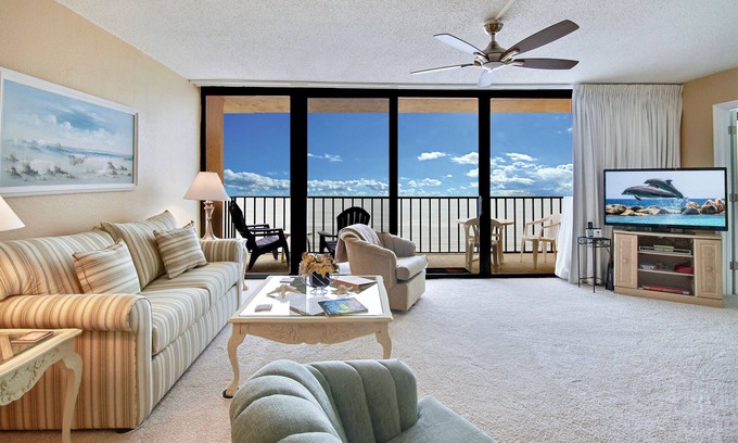 Madeira Beach Condo | Trillium 4B Gulf Front Condo with Private Balcony|Amazing Beach Views|Pool!
