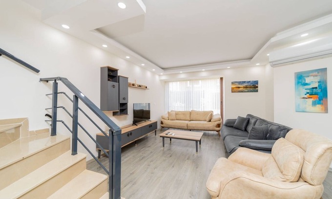 Aksu Villa | Triplex Villa with Sauna Near Airport in Antalya