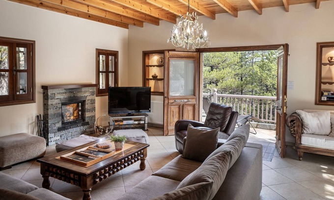 Pedhoulas Villa | Troodos Natura Pine Chalet