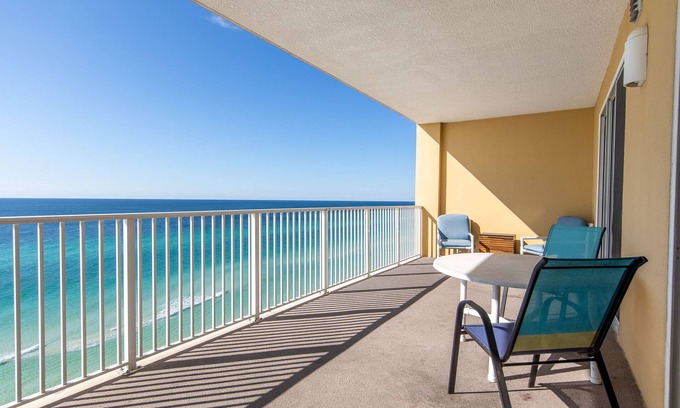 West Panama City Beach Condo | Tropic Winds 12th Floor 2BR 2BA!
