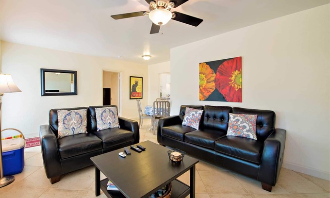 East Fort Lauderdale House | Tropical Garden Apartment is just Steps to Sand, Surf and Fun!