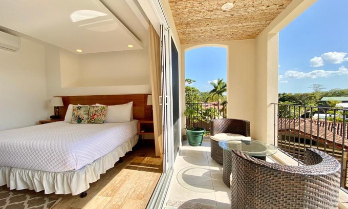 Playa Langosta Apartment | Tropical Luxury 2Bdr condo - Pool view - At the Beach