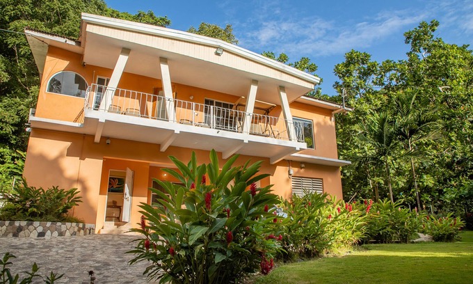 Ocho Rios Villa | Tropical Oasis with River, Pool, Waterfall & Lush Garden,