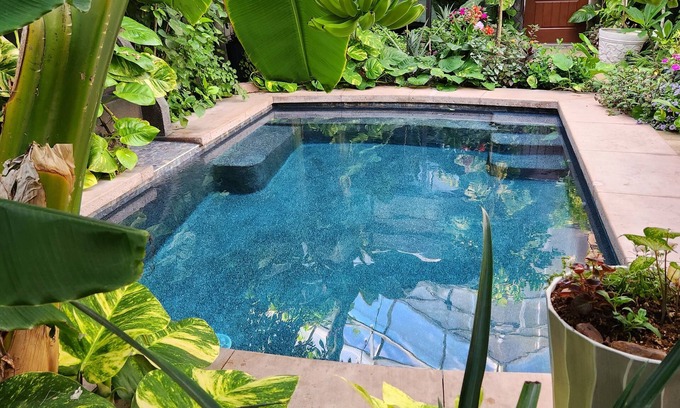 St. George Apartment | Tropical Secret Garden with heated pool