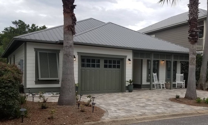 Emerald Waters Village Cottage | Tropical vibes only! 2 pools and short walk to private beach!