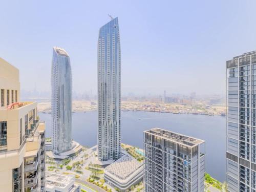 Dubai Apartment | TRPS - Creek Rise Tower, Dubai Creek Harbour - 3BR with Marina View