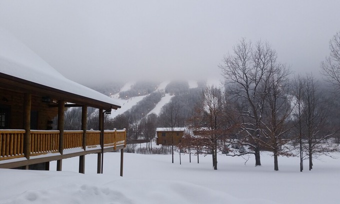 Canandaigua Cabin | True Log Cabin Living At Bristol Mountain - Cabin Couture