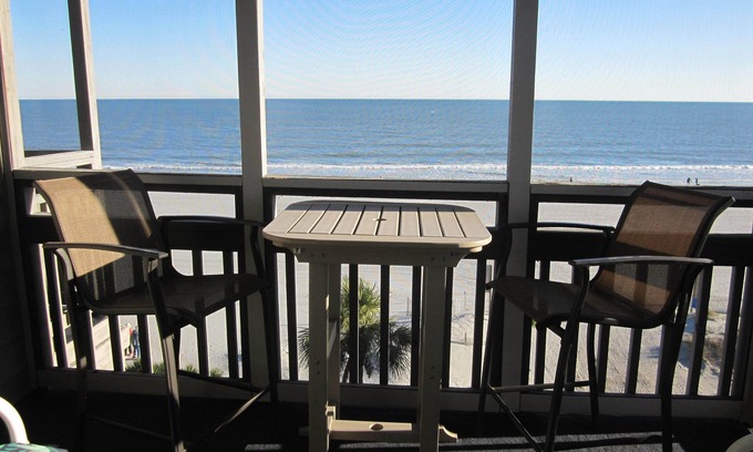 Myrtle Beach Condo | True Oceanfront-Pelican's Landing Top Floor, Corner! Sept & Oct Bookings Avail!
