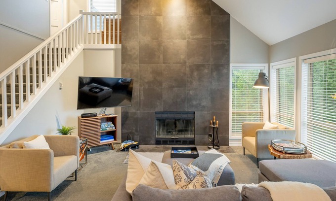 Upper Village House | True Ski-In/Out | Modern 3BR | Mountain Views | Communal Hot Tub | Managed by Aloha Whistler
