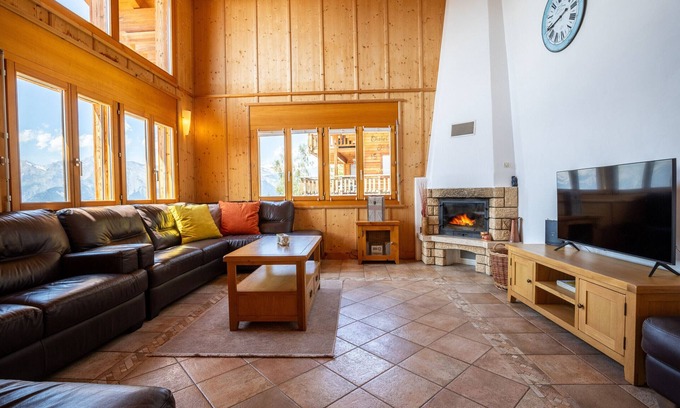 Veysonnaz Ski Chalet | Tschoueilles 014 MOUNTAIN & VIEW - chalet 12 pers