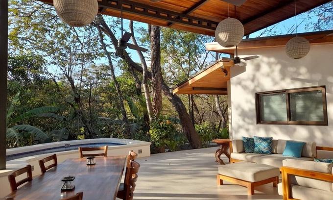 Nosara House | TUANIS: Modern 2 Bdrm Home in North Guiones, Walk to shops, dining & Beach