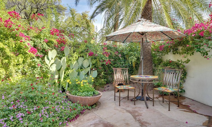 Sam Hughes Cottage | Tucson Cottage w/ Patio < 2 Mi From Downtown & UA!