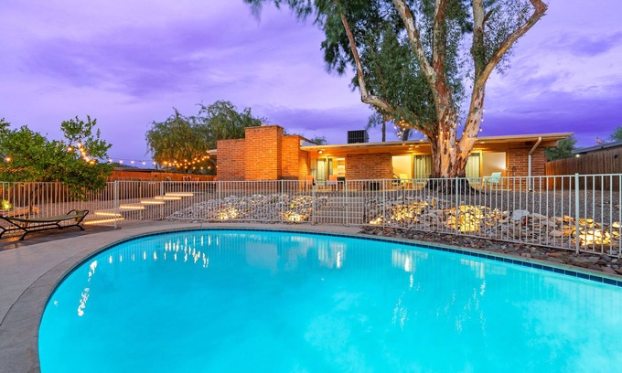 Tucson House | Tucson Oasis – Mid-Century Pool Home w/Huge Deck