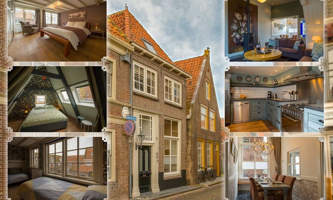 Enkhuizen House | Tulpenhuis Enkhuizen, Monumental home in the old center and near the harbor